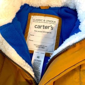 Carter’s 4t winter coat